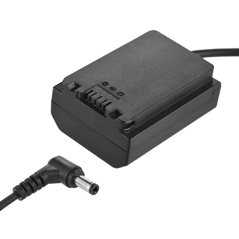 7299 NP-FZ100 Dummy Battery Pack DC Coupler Connector Spring Cable for Sony A7III A9 A7RIII A7SIII