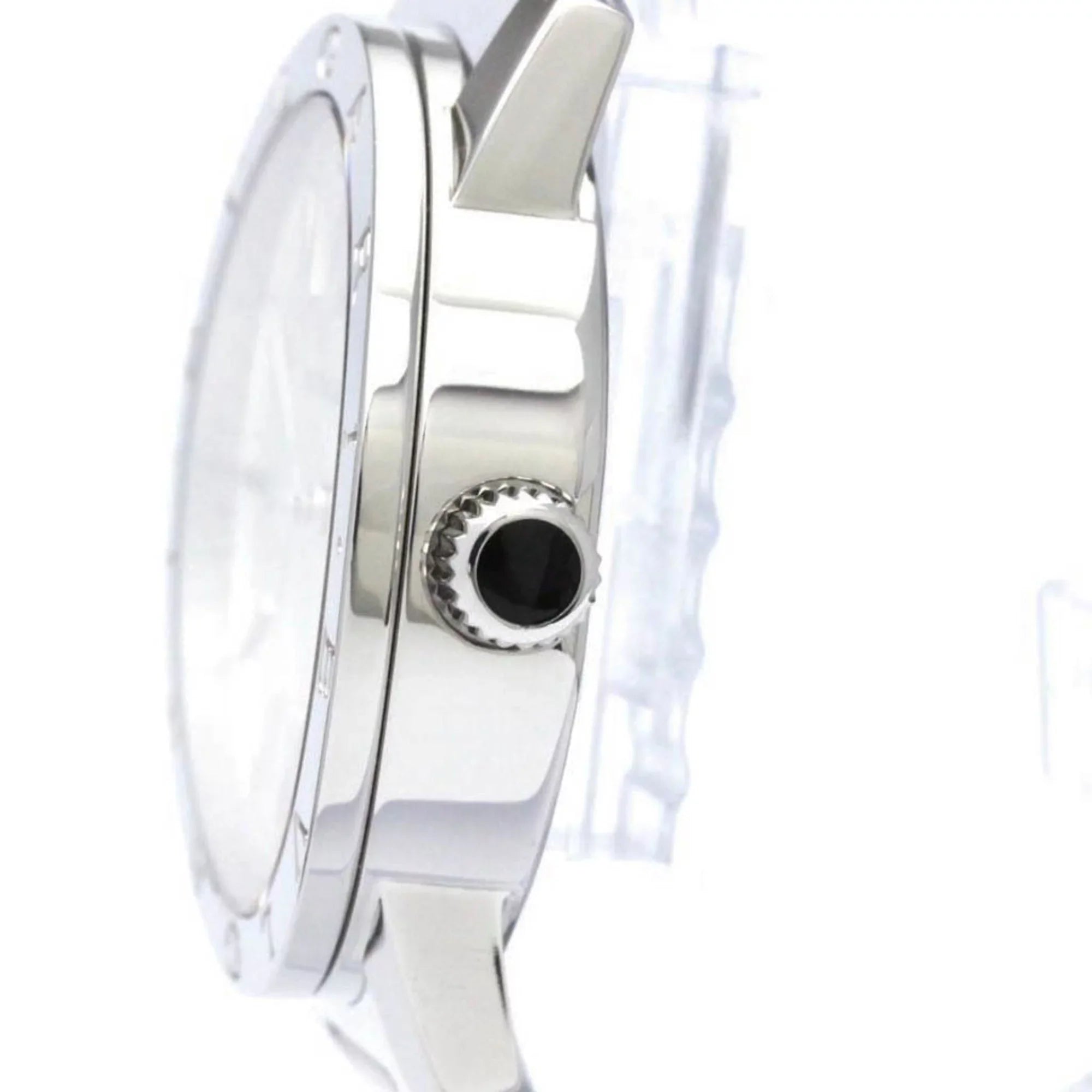 Pre-Owned Polished BVLGARI BVLGARI-BVLGARI Steel Automatic Mens Watch BB39S BF560761 (Good)