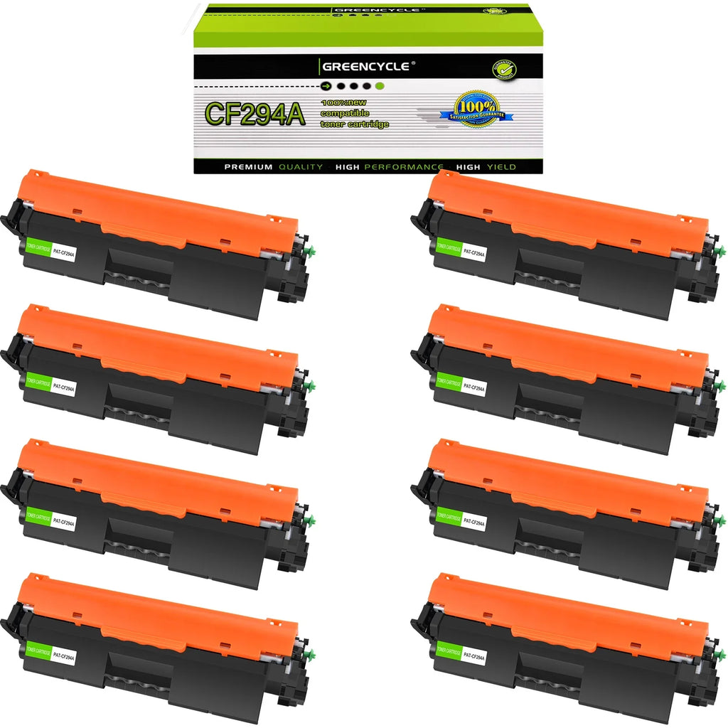 GREENCYCLE 8 Pack Compatible for 94A CF294A Black Toner Cartridge Replacement with Laserjet Pro M118dw MFP M148fdw M148dw M149 M149fdw Printer