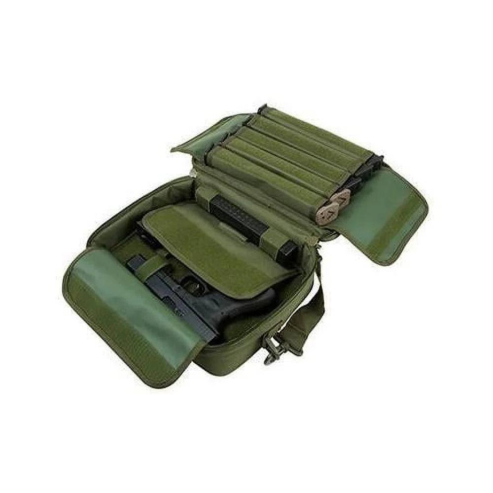 NCStar CPDX2971G Double Pistol Range Bag Green