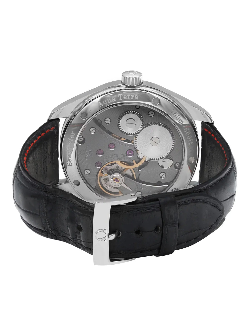 Omega Aqua Terra Railmaster XXL Steel Manual Wind Mens Watch 231.13.49.10.06.001