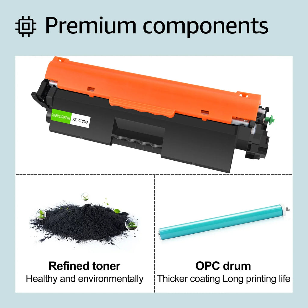 GREENCYCLE 8 Pack Compatible for 94A CF294A Black Toner Cartridge Replacement with Laserjet Pro M118dw MFP M148fdw M148dw M149 M149fdw Printer