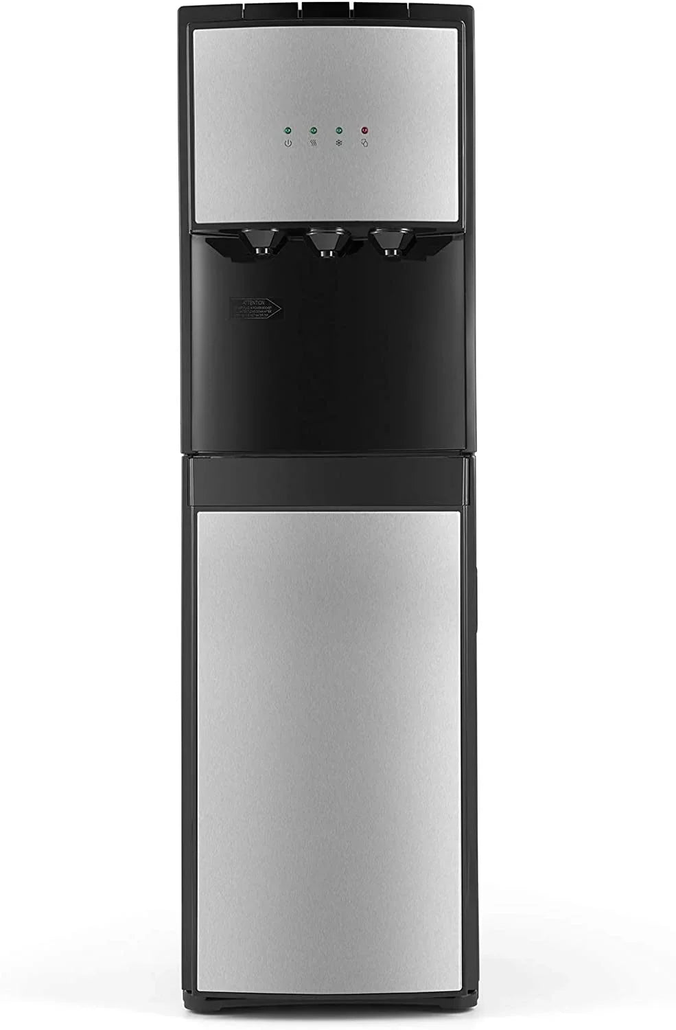 COSVALVE 5 Gallon Bottom Loading Hot Cold Normal Water Dispenser (Silver, Black)