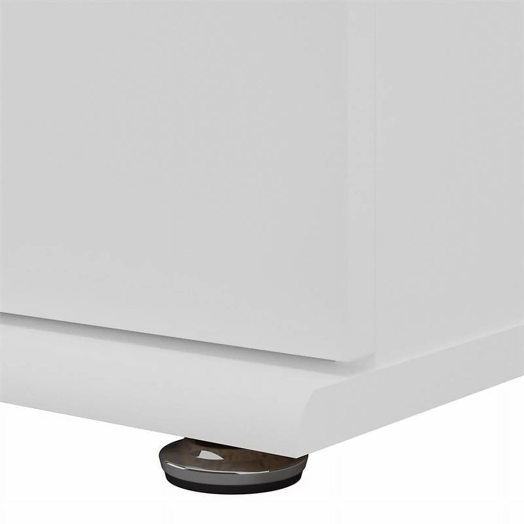 Pemberly Row Garage Storage Cabinet with Drawers in White - Engineered Wood