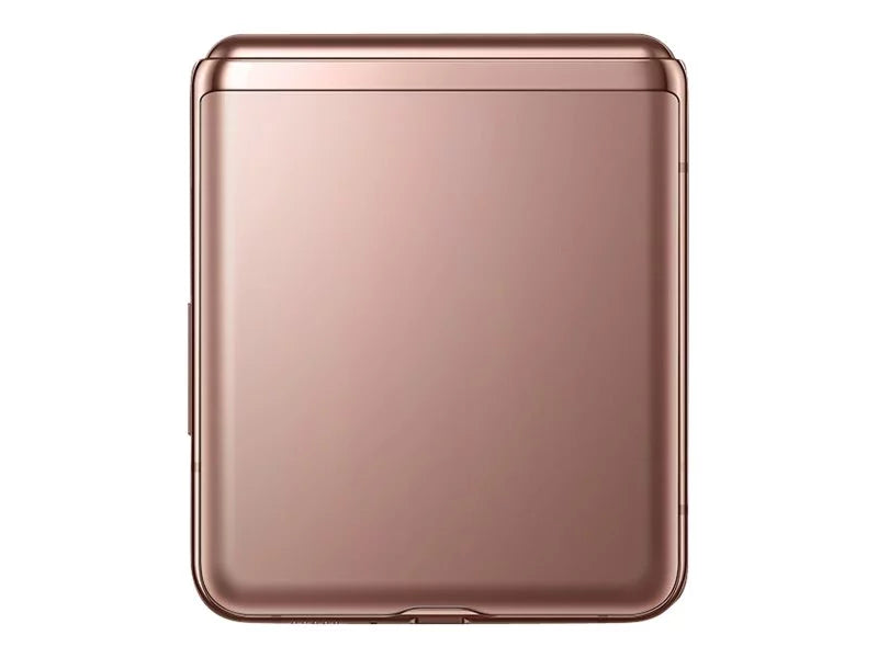 Samsung Galaxy Z Flip 5G - 5G smartphone - dual-SIM - RAM 8 GBs / Internal Memory 256 GBs - OLED display - 6.7" - 2636 x 1080 pixels - 2x rear cameras 12 MP, 12 MP - front camera 10 MP - mystic bronze