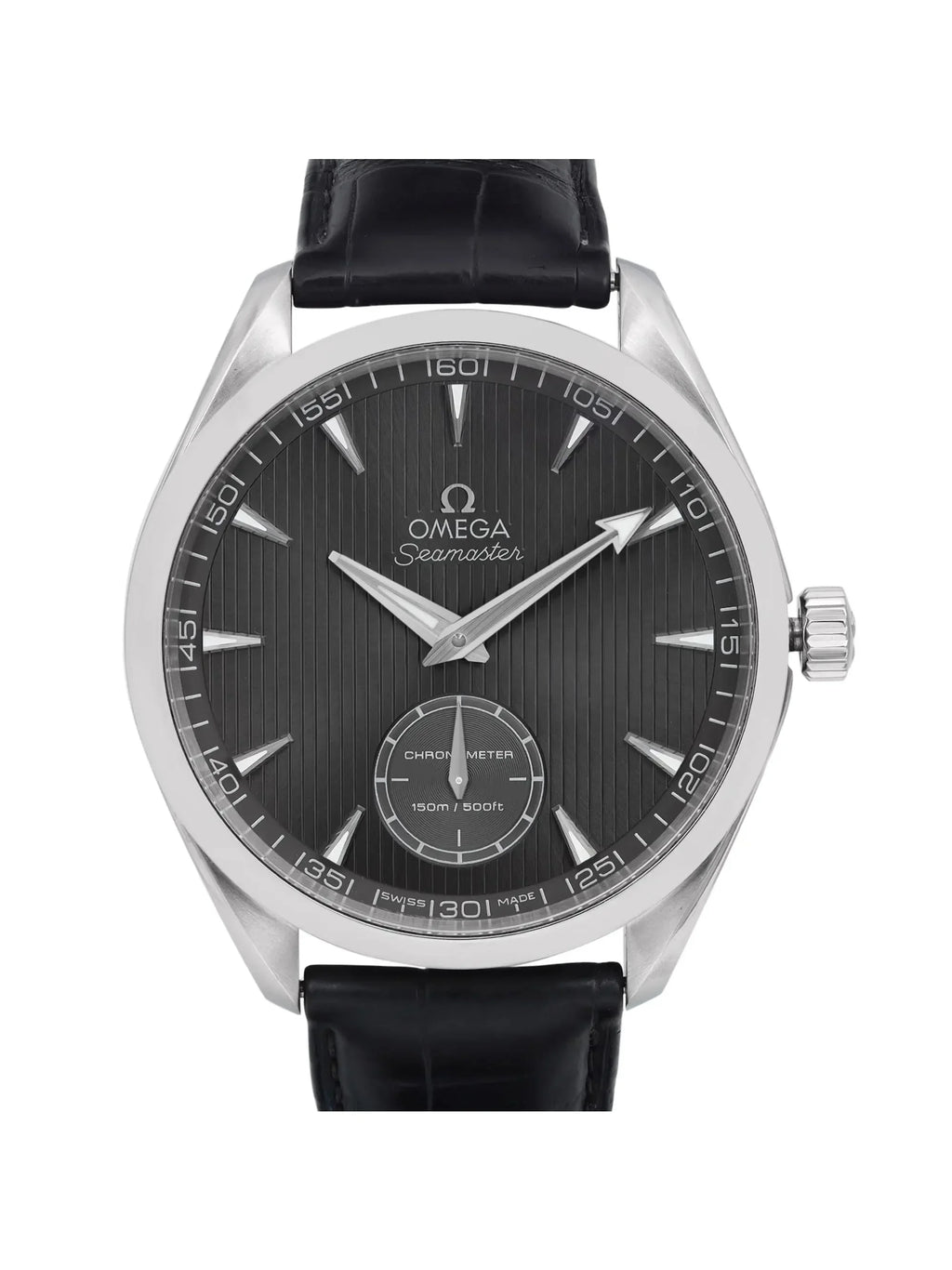 Omega Aqua Terra Railmaster XXL Steel Manual Wind Mens Watch 231.13.49.10.06.001