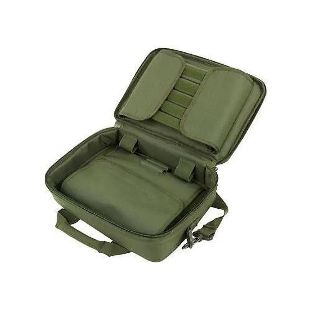NCStar CPDX2971G Double Pistol Range Bag Green
