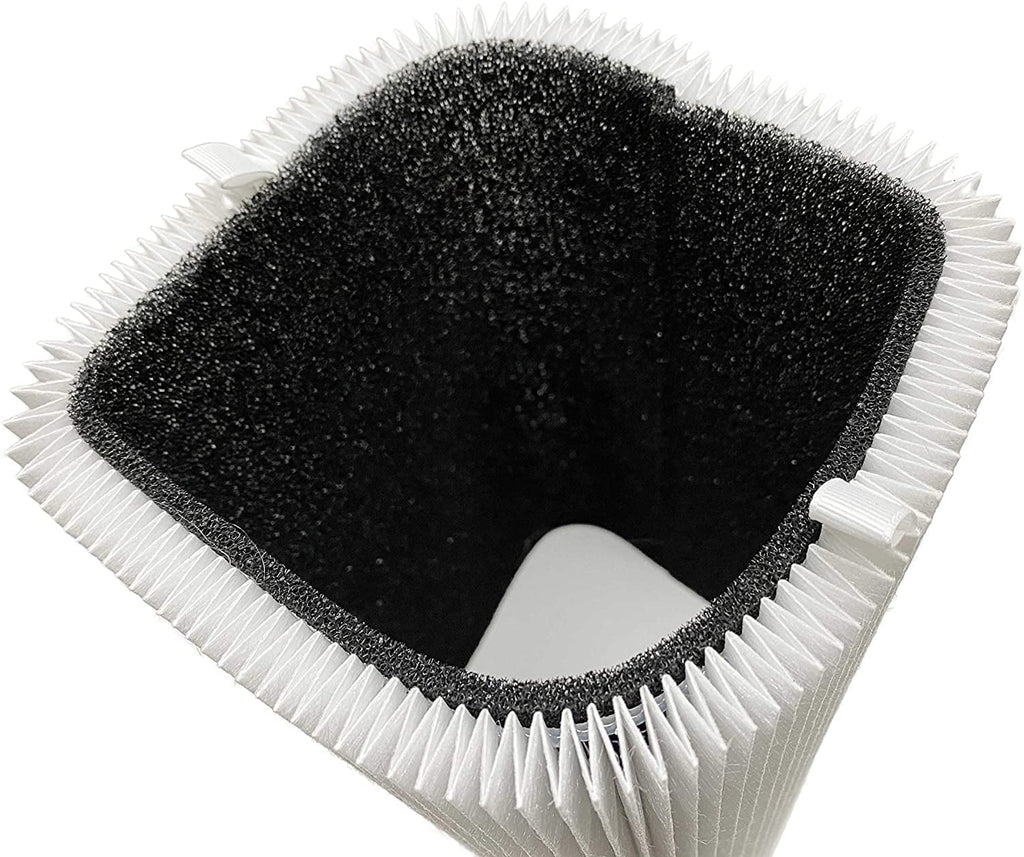 Nispira HEPA Blue Pure 411 Replacement Filter Compatible with Blueair Blue Pure 411 Air Purifiers. Particle and Activated Carbon. 4 Filters