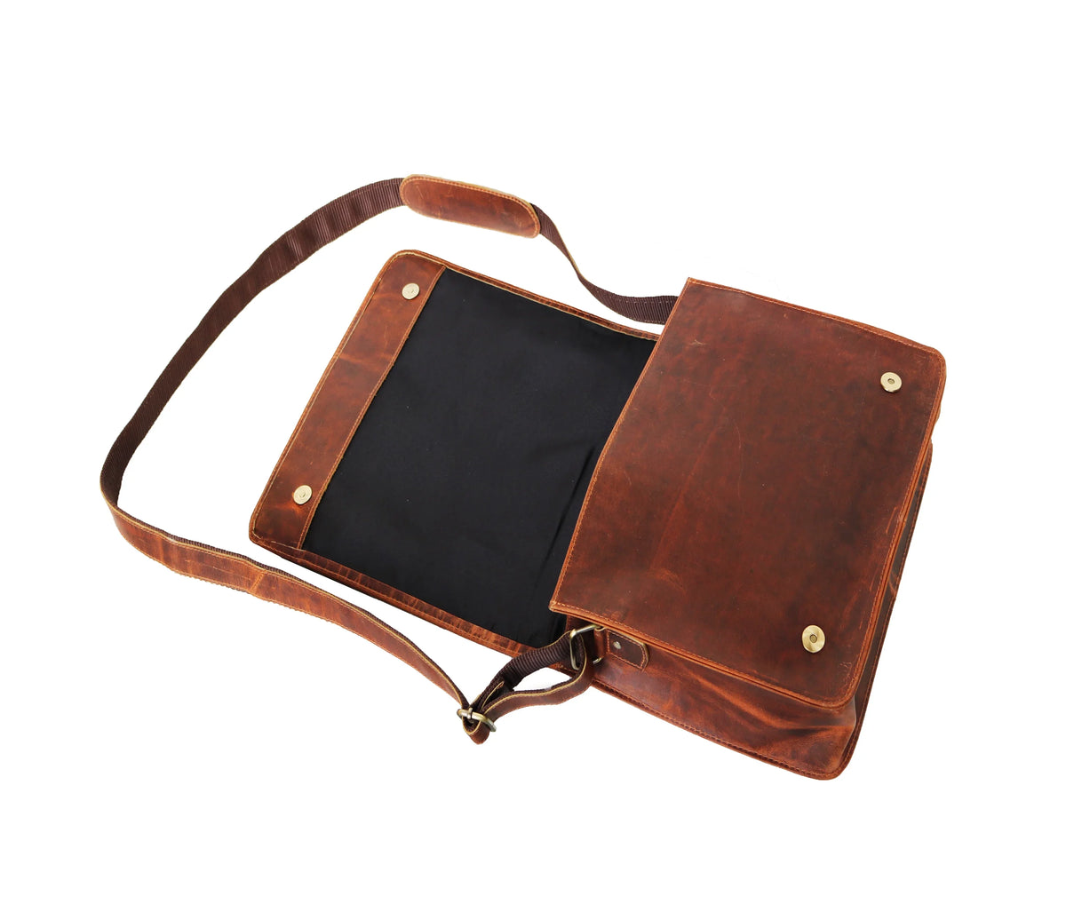 Handmade Leather satchel bag for iPad office briefcase gift for men bag distressed shoulder bag