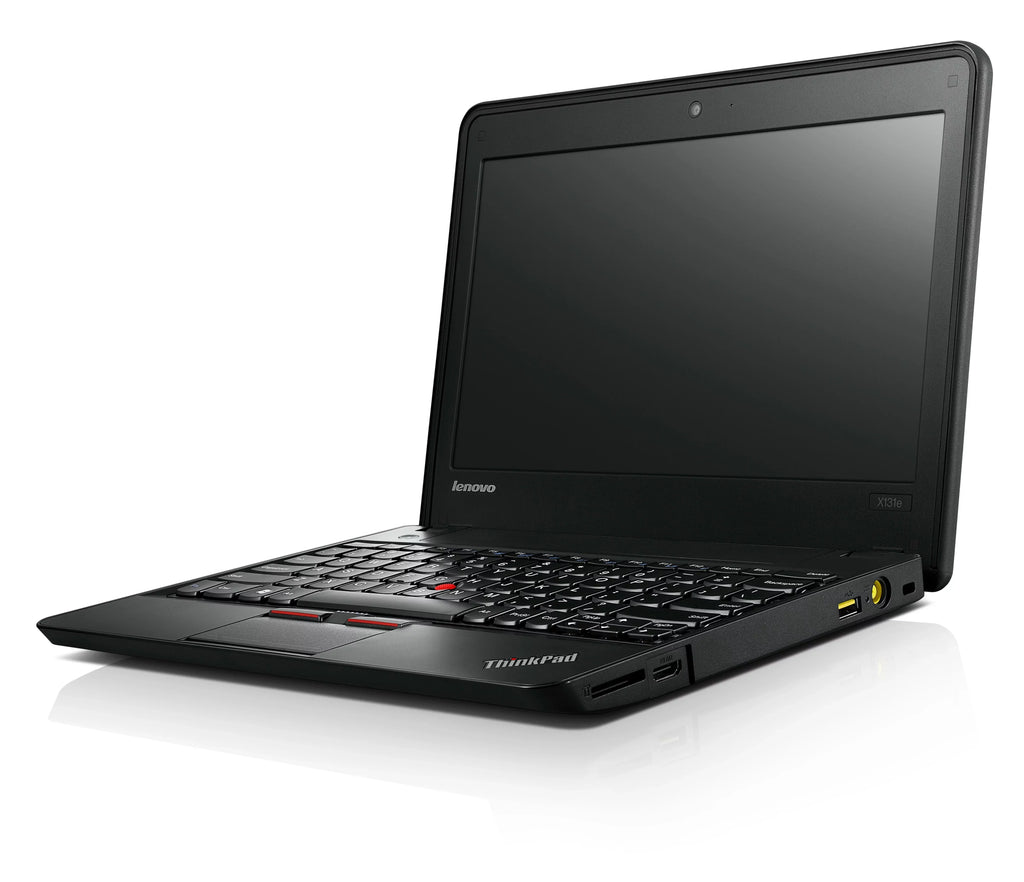 Restored ThinkPad X131e Chromebook 6283 - Celeron 1007U / 1.5 GHz - Chrome OS - 4 GBs RAM - 16 GBs Solid-state drive - 11.6" 1366 x 768 (HD) - HD Graphics - Midnight Black - KBD: QWERTY US (Refurbished)