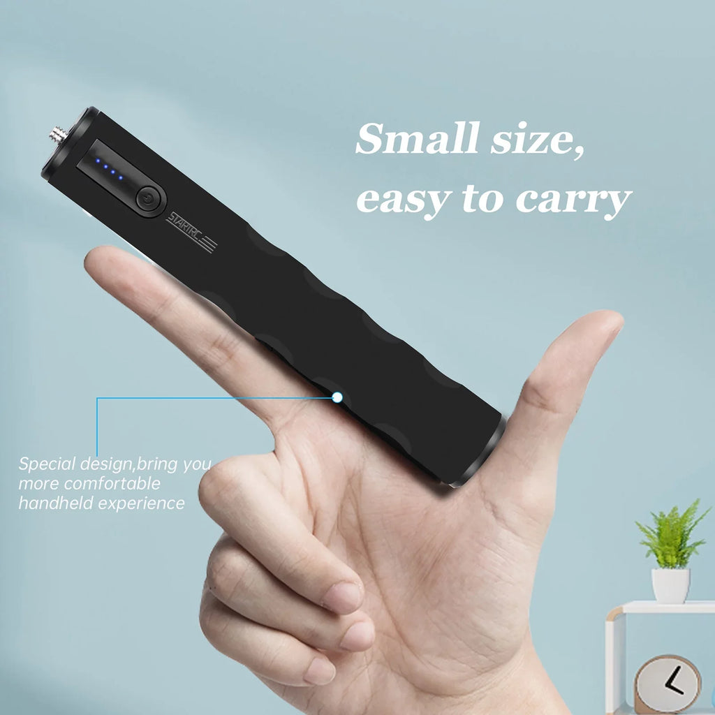 Multifunctional Power Bank Handle Grip with 6000mAh Large Capacity Battery 14 Inch Screw USB Charging Port Replacement for Action 2 OSMO Action FIMI PALM 2 FIMI PALM hero 8 9 10 ONE