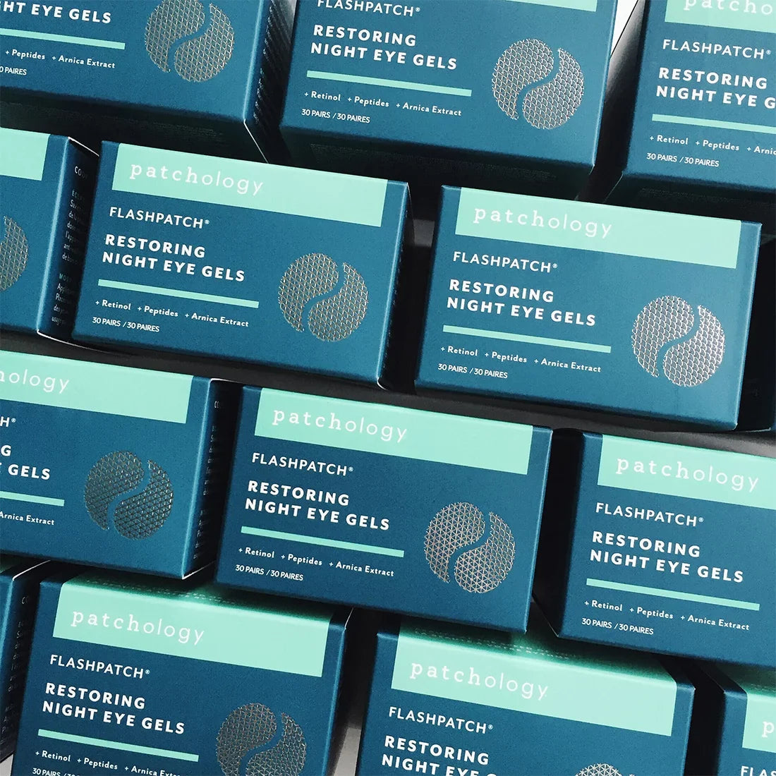 Patchology FlashPatch Restoring Night Under Eye Gels Eye Masks, 30 Count
