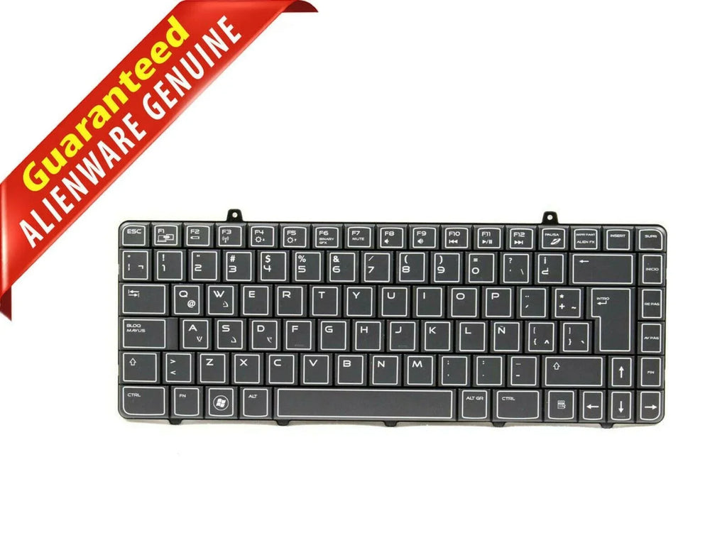 Pre-Owned Alienware M11X Spanish-Latin PK130BB1A16 Notebook Keyboard DN229 - Like New