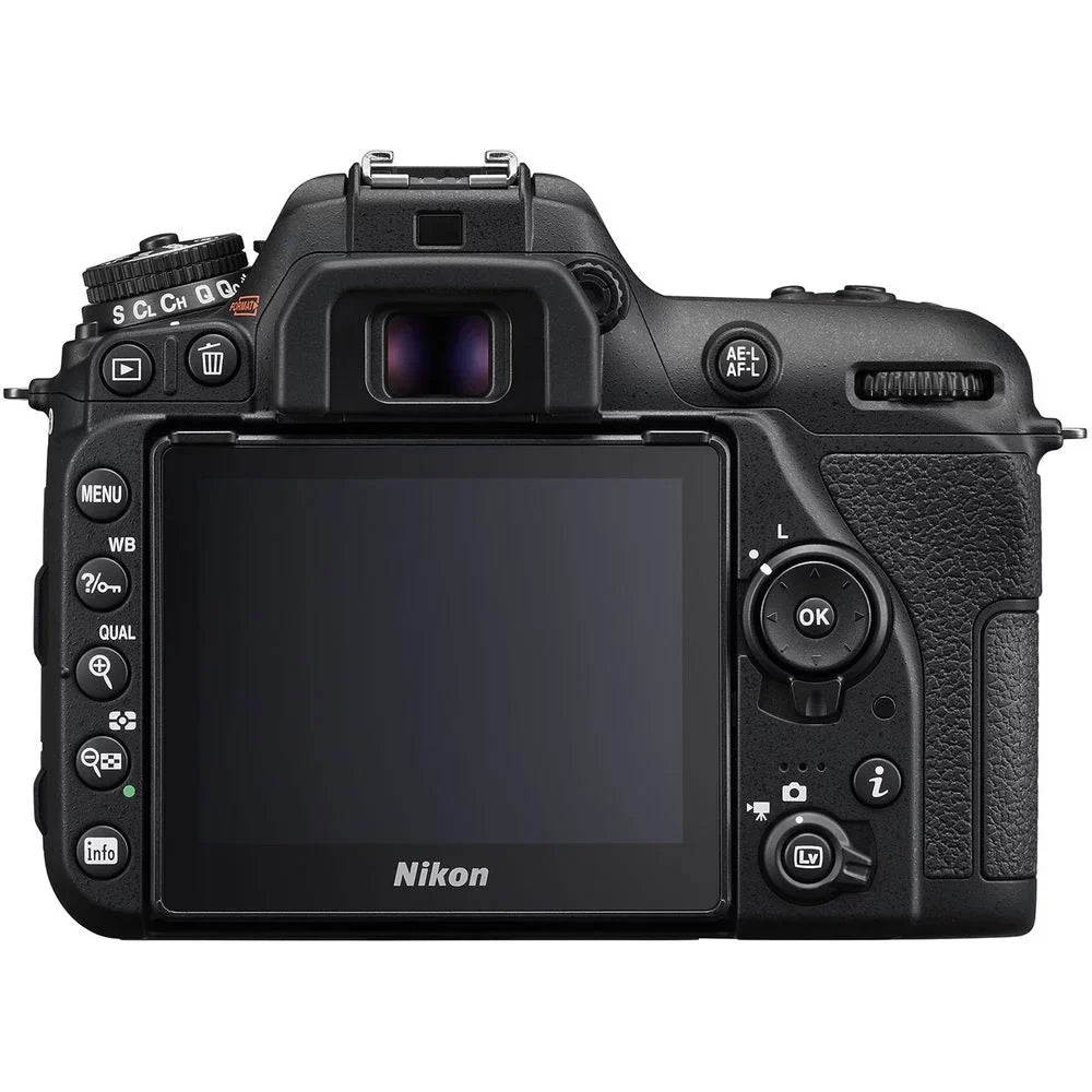 Nikon D7500 20.9MP DSLR Digital Camera with 18-140mm VR Lens (1582) Bundle with SanDisk 64GB SD Card + Camera Bag + Filter Kit + Spare Battery + Telephoto Lens