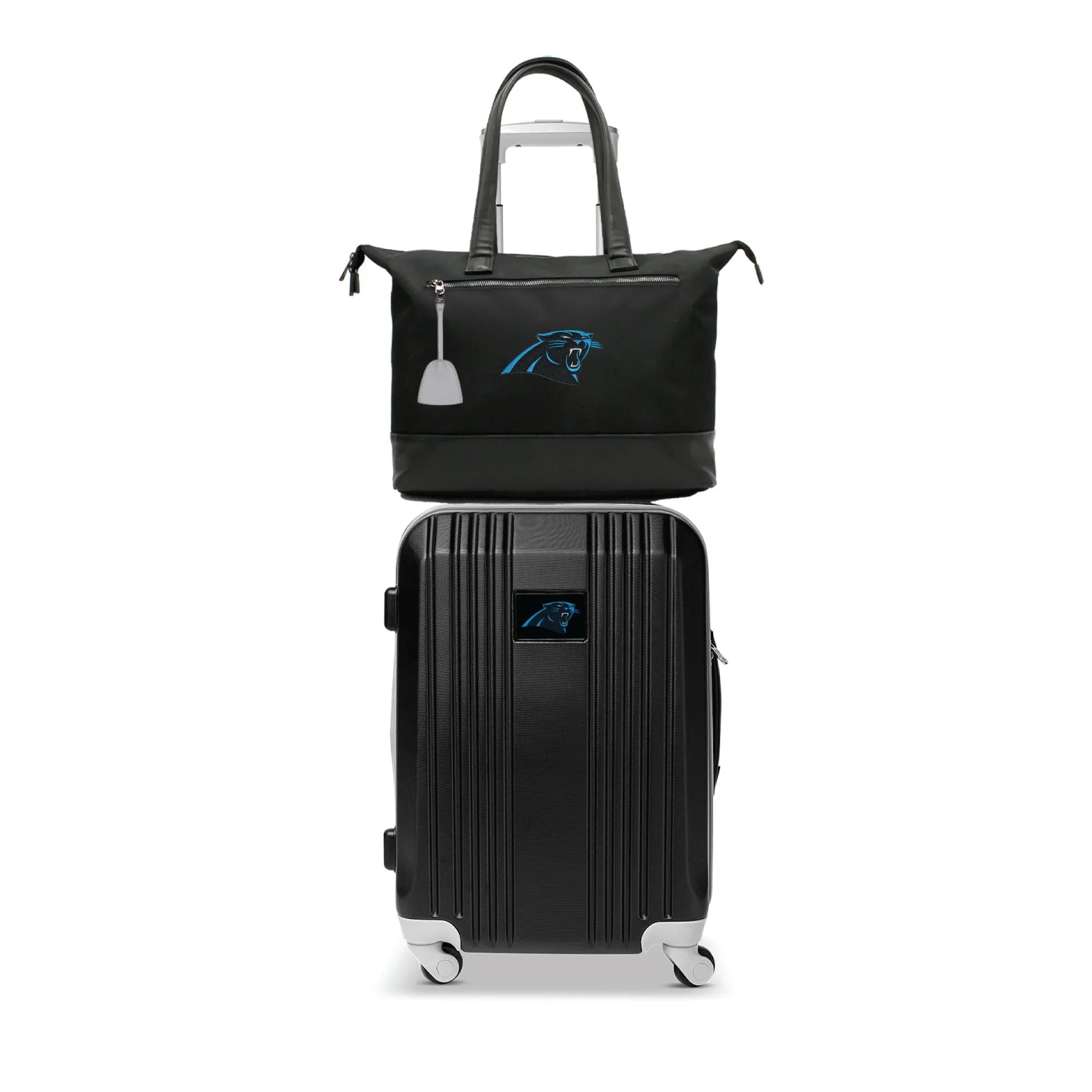 MOJO Carolina Panthers Premium Notebook Tote Bag and Luggage Set