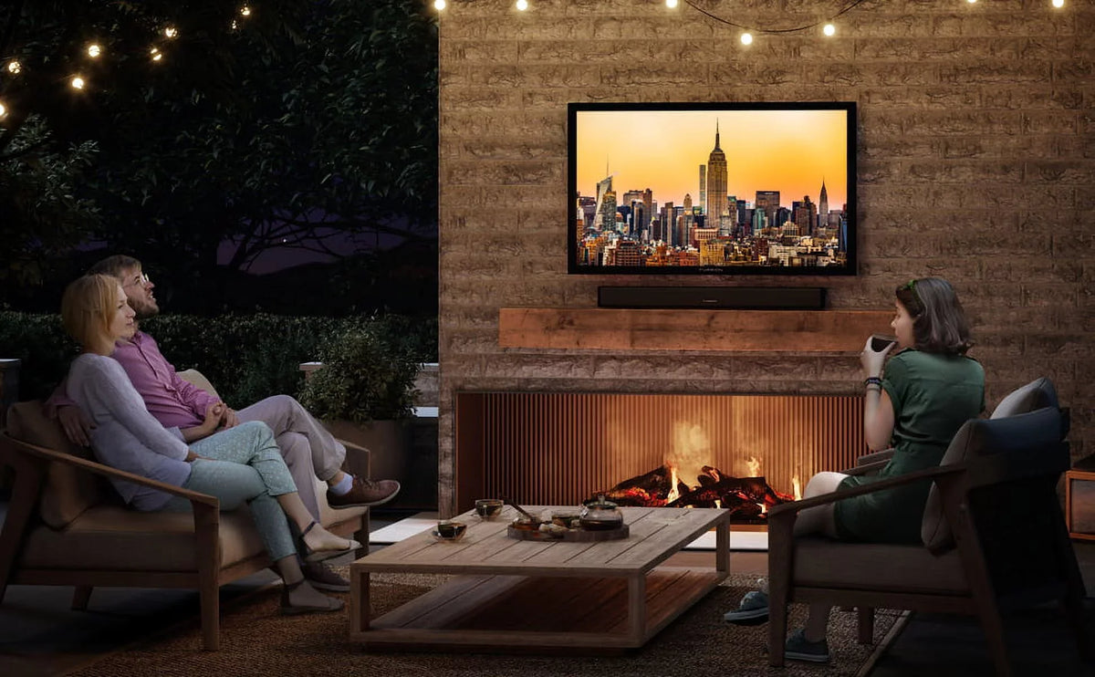 Furrion FDUP65CBS 65" Partial Sun Series Outdoor Weatherproof 4K UHD TV with an Additional 2 Year Coverage by Epic Protect (2021)