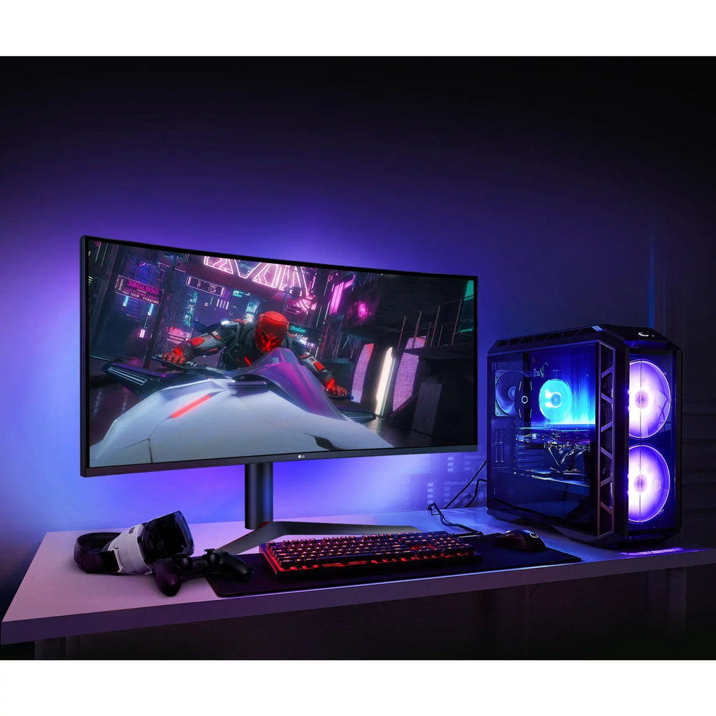 LG UltraGear 38GN95B-B 37.5" Nano IPS 1ms QHD (3840 x 1600) 144Hz (160Hz Overclock), DisplayHDR 600, NVIDIA G-Sync Compatibility Curved Gaming Monitor