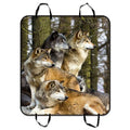 GCKG Wolfs Wild Animal Pet Car Seat Cover Dog Car Seat Mat Hammock Cargo Mat Trunk Mat For Cars Trucks and SUV 54x60 inches