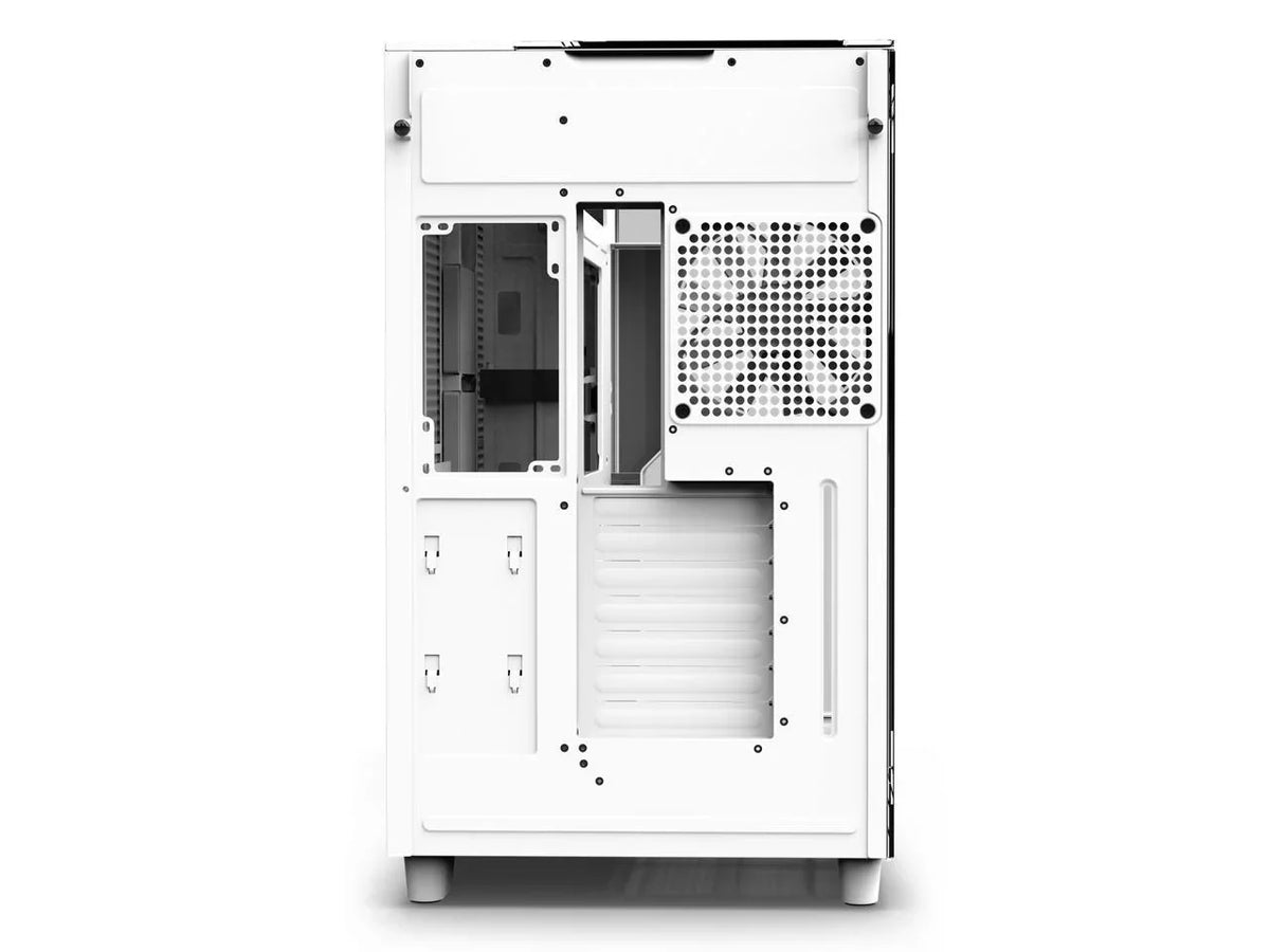 NZXT H9 Elite - All White - CM-H91EW-01 - Premium Dual-Chamber - Mid-Tower - RGB Fans - Case