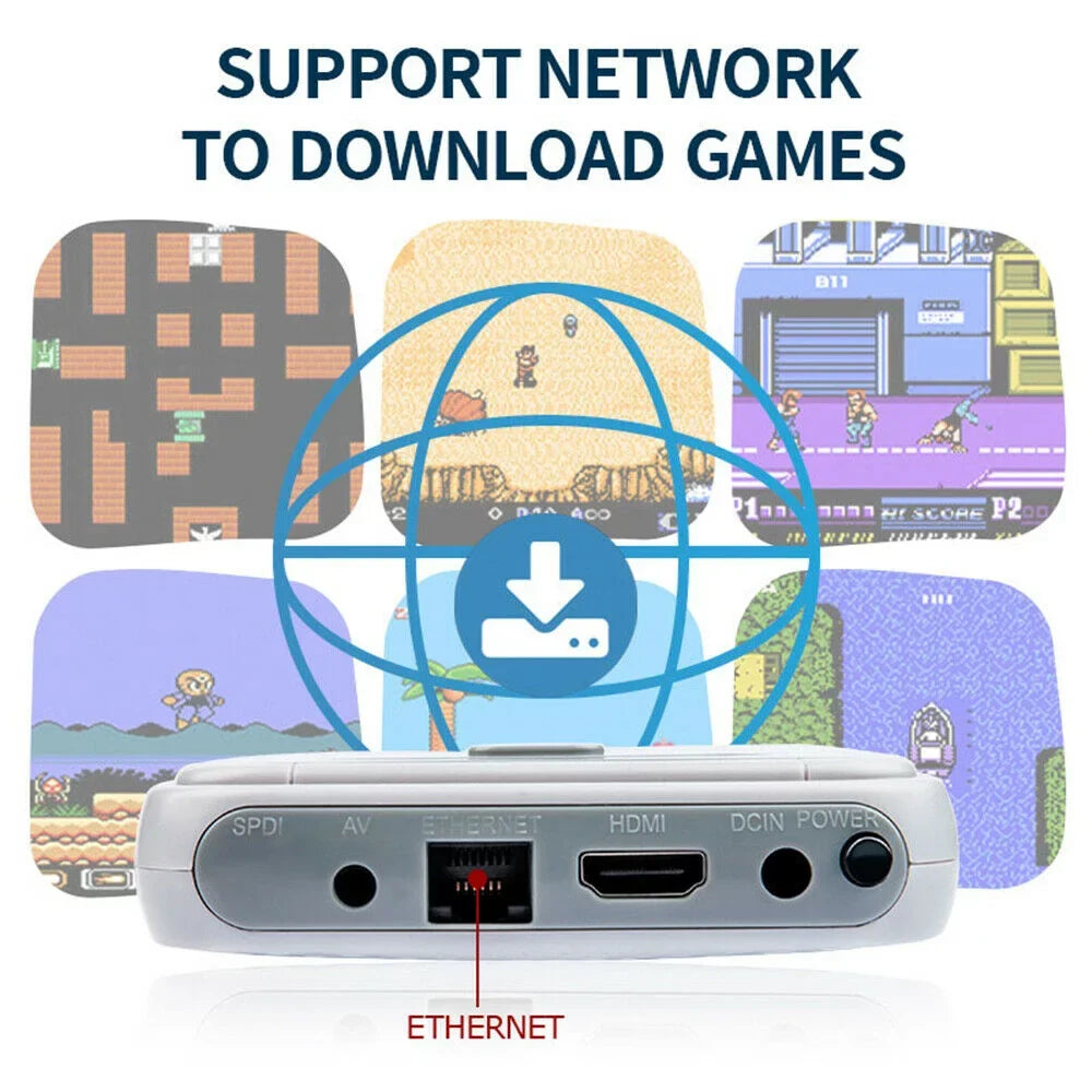 Onemayship Retro Game Console 256GB, Super Console X PRO Built in 50,000+ Games, Video Game Console Systems for 4K TV HD/AV Output, Dual Systems, Compatible with PS1/PSP/MAME/ATARI