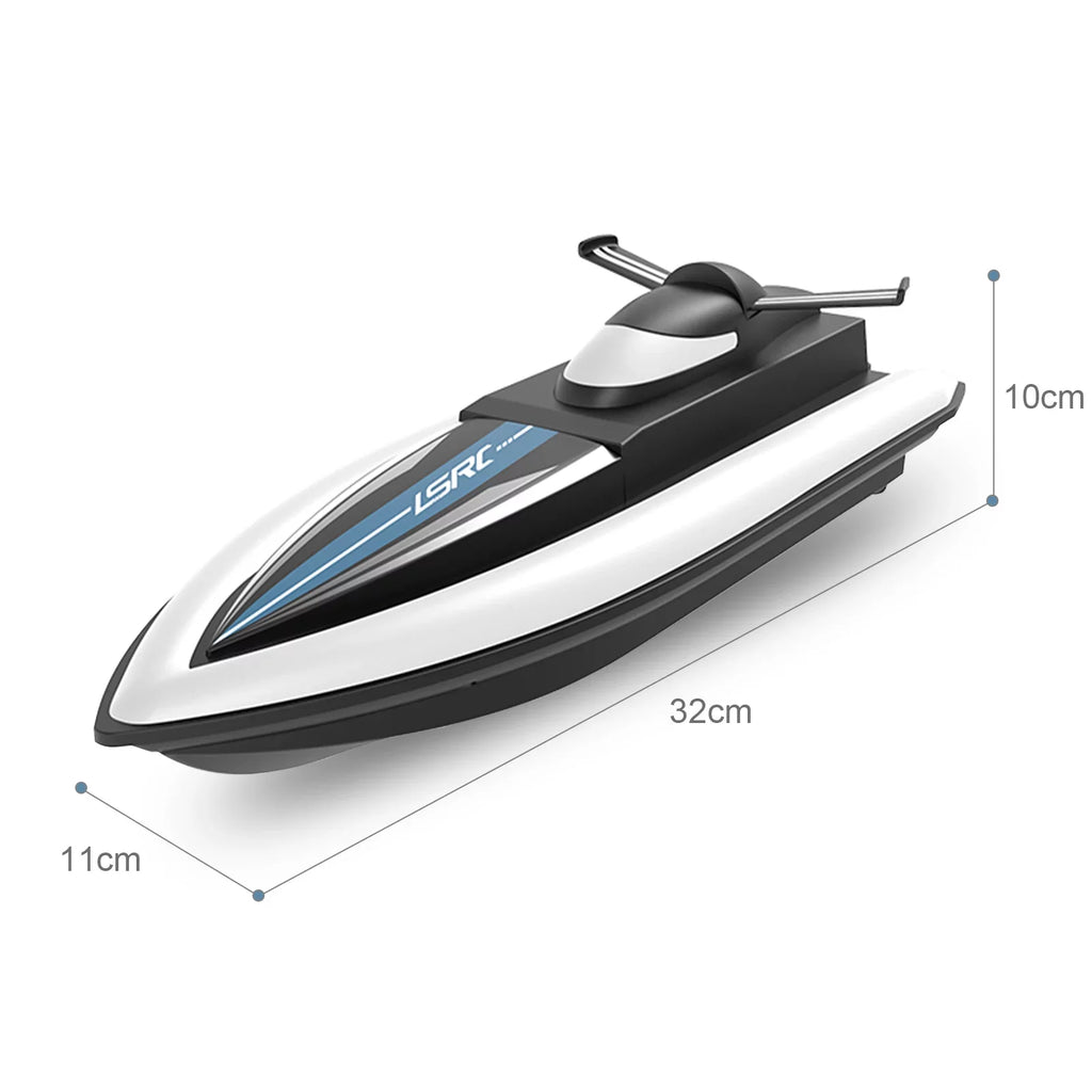 Dcenta LS Boat Remote Control Boat Race Boat 2.4GHz Waterproof for Lake Pool Sea Gift for Boys Girls