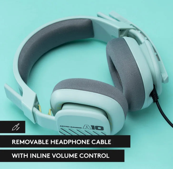 Restored Logitech Astro A10 Gen 2 Wired Headset for Xbox, PC, Mac (Mint) (Like New) (Refurbished)