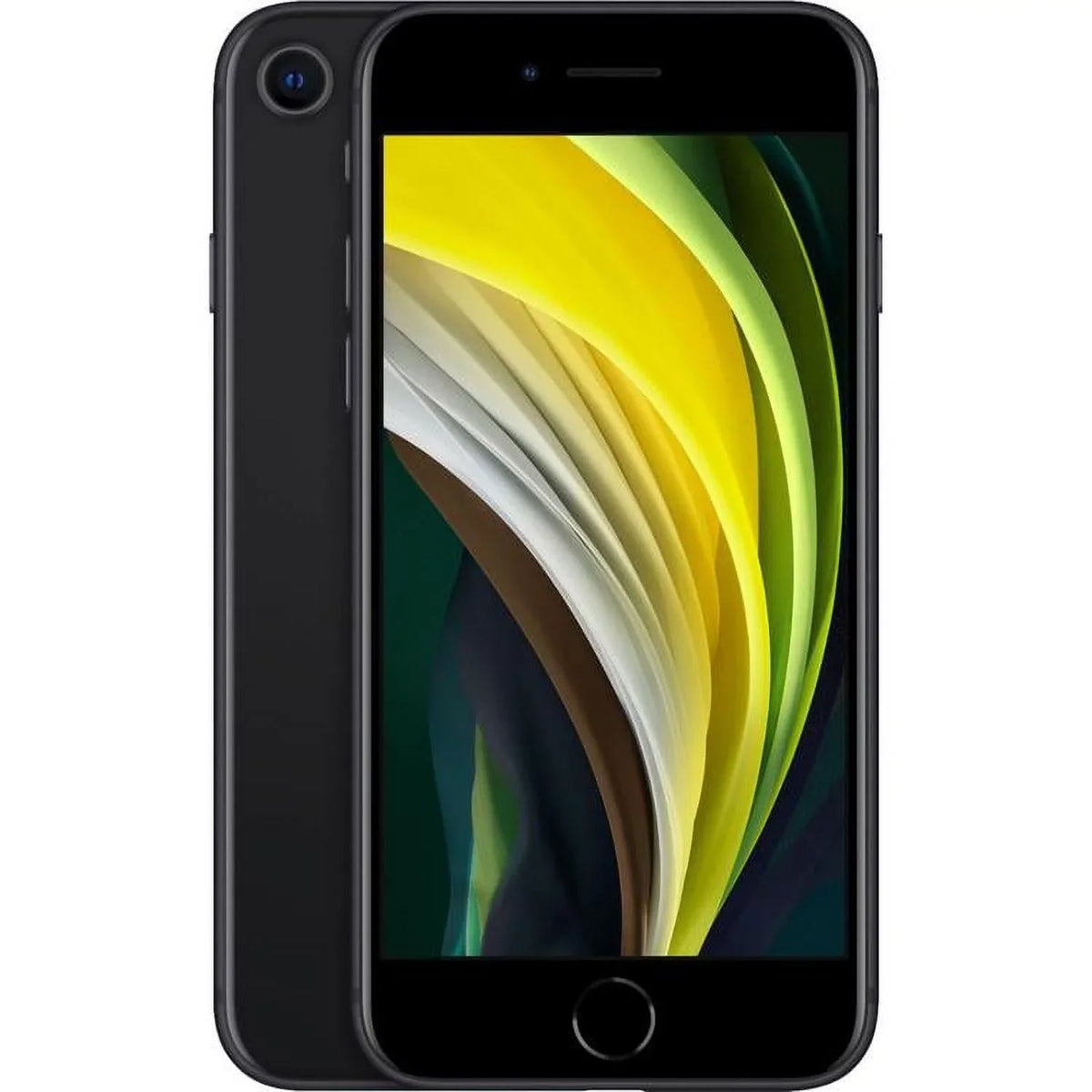 Restored Apple iPhone SE (2nd Gen) A2275 (Fully Unlocked) 64GB Black (Grade A) w/ Gift Box (Refurbished)