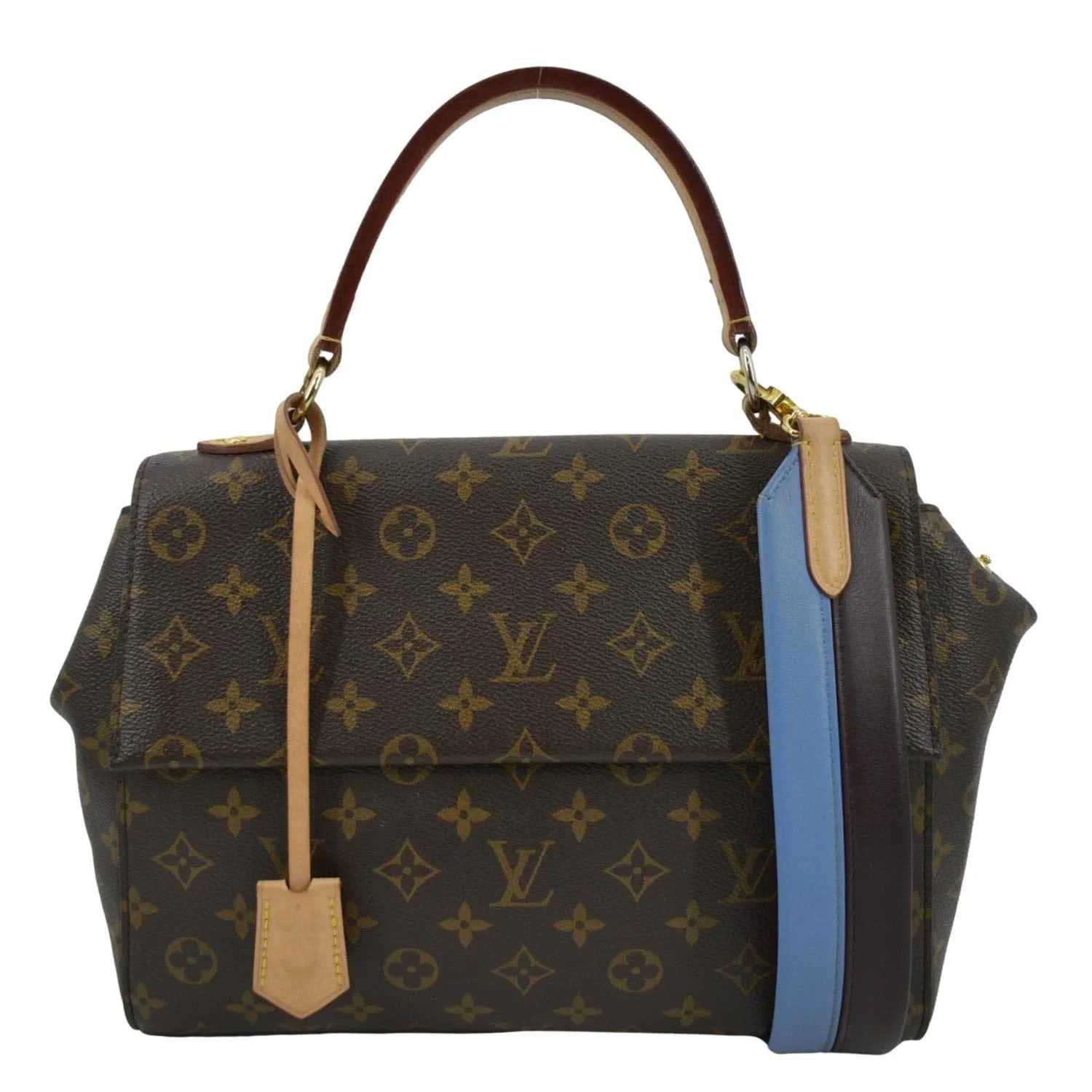 Pre-owned LOUIS VUITTON Cluny MM Monogram Canvas Shoulder Bag Brown