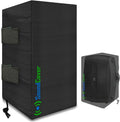 Outdoor Speaker Covers: Black, Medium Size (H 13.6" x W 7.9" x D 8.9"), Compatible with Yamaha AW294, Definitive Technology AW 5500, Polk Audio Atrium 6, Yamaha AW350, and Bose 251