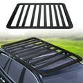 67"x52" Aluminum Car Roof Platform, Universal Rooftop Cargo Carrier System Max 660lbs Load, Black Fits for SUV Truck Cars