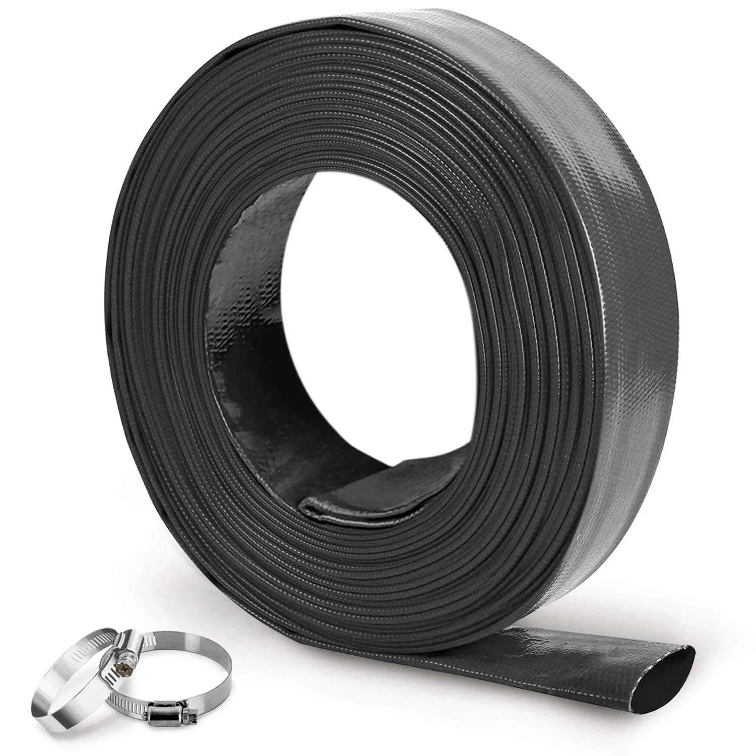 PVC Lay-Flat Pool Backwash Hose - Ideal for commercial and industrial use