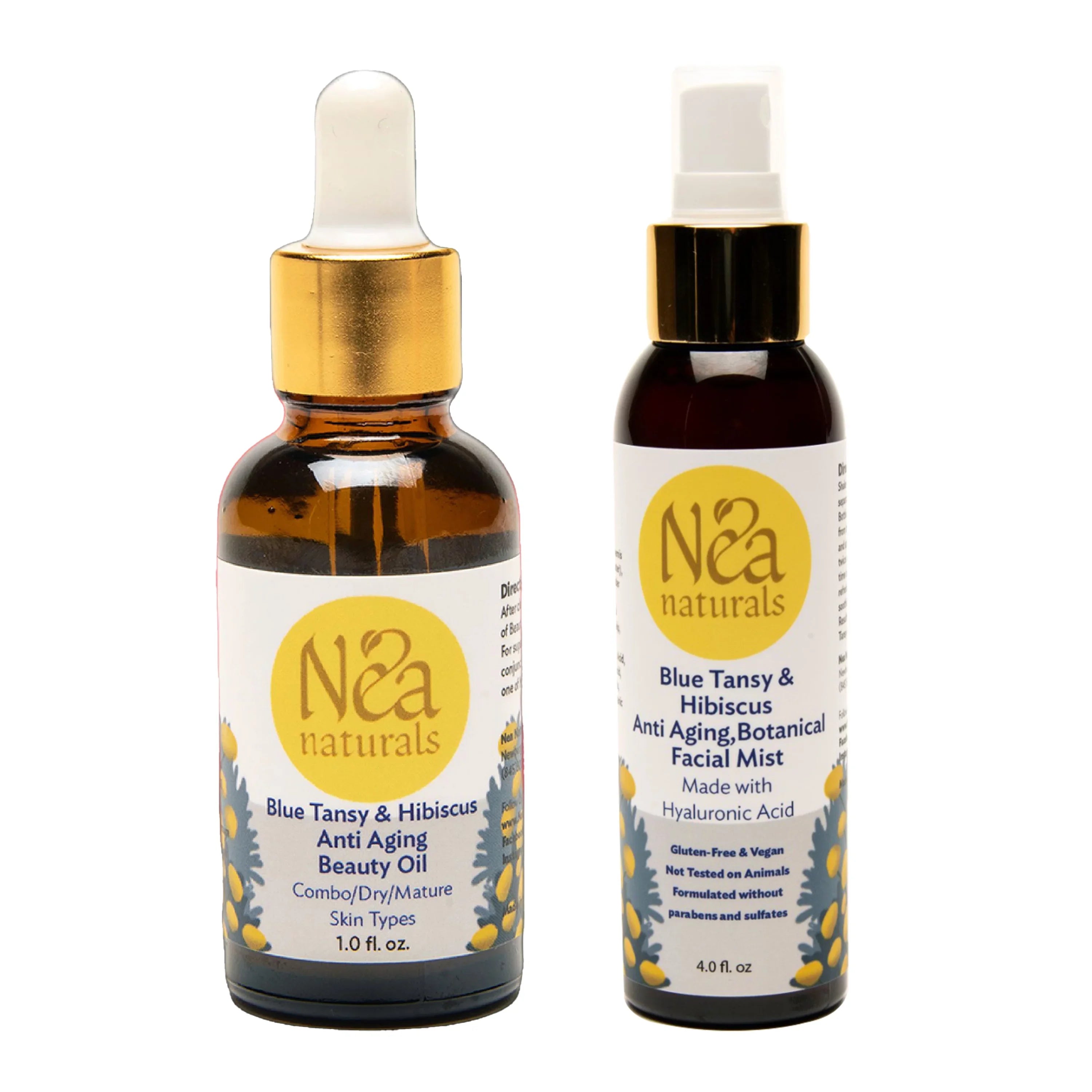 Nea Naturals Blue Tansy Cleansing Oil & Blue Tansy Mist - 2 Piece Set
