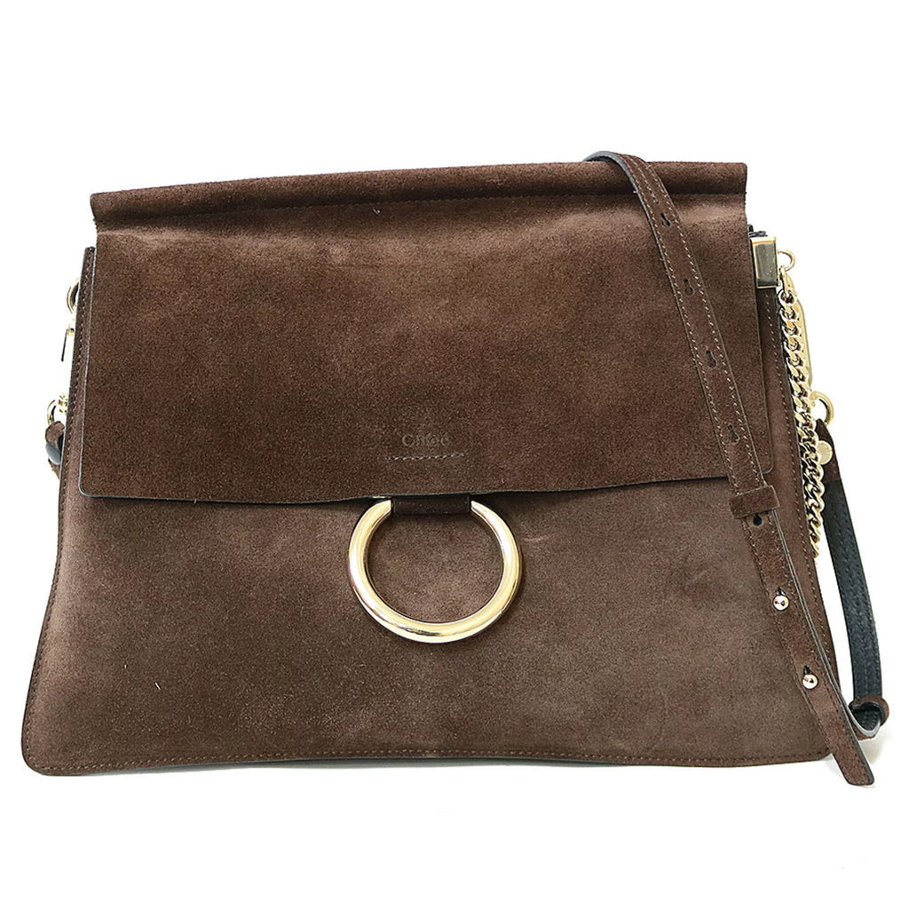 Pre-Owned Chloé Chloe Shoulder Bag Brown Ladies (Fair)