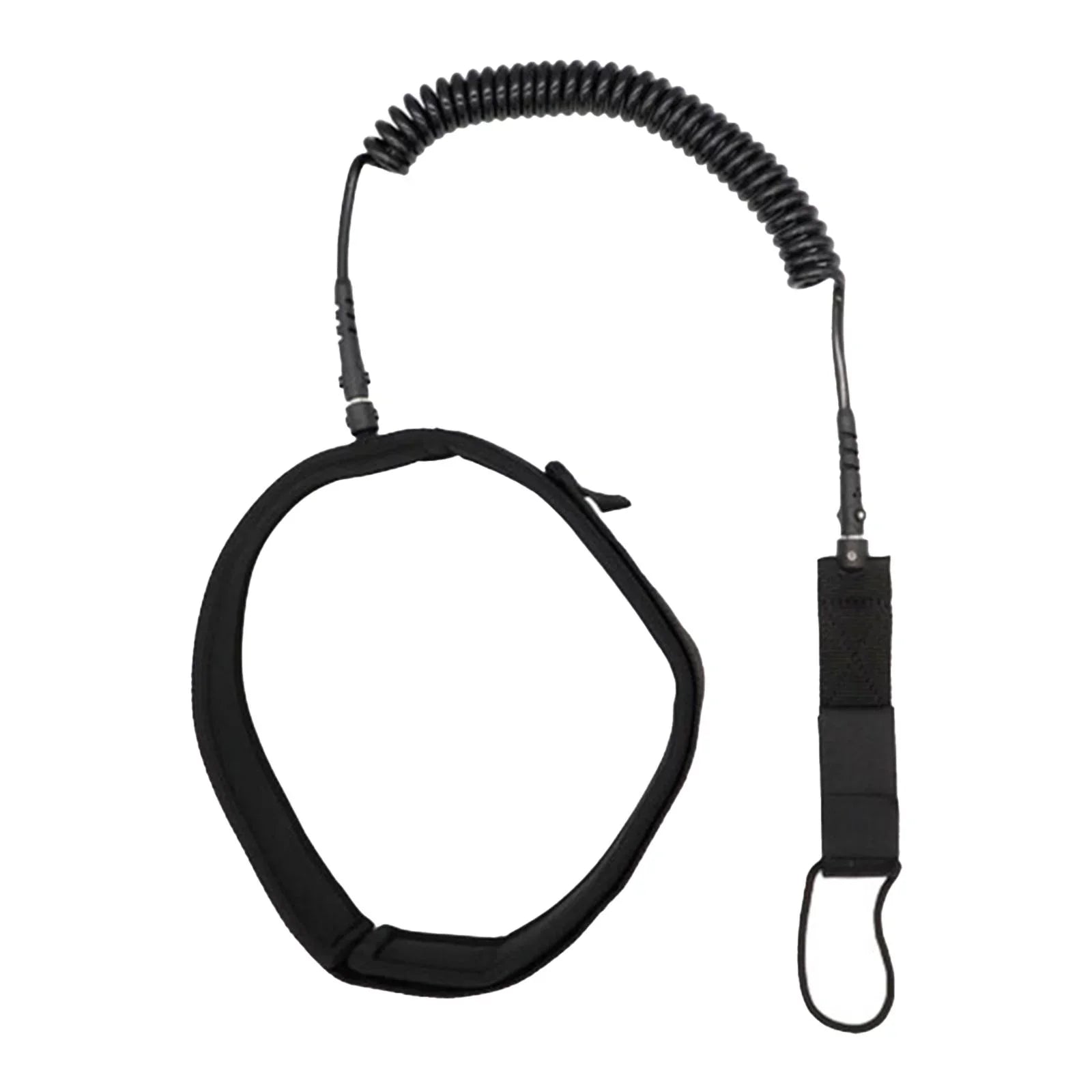 Surfboard Leash Coiled Surfing Leash Paddle Board Waist Belt Surf Leash for Water Sports Stand up Paddleboard, Shortboard, Skimboard, Longboard 10FT