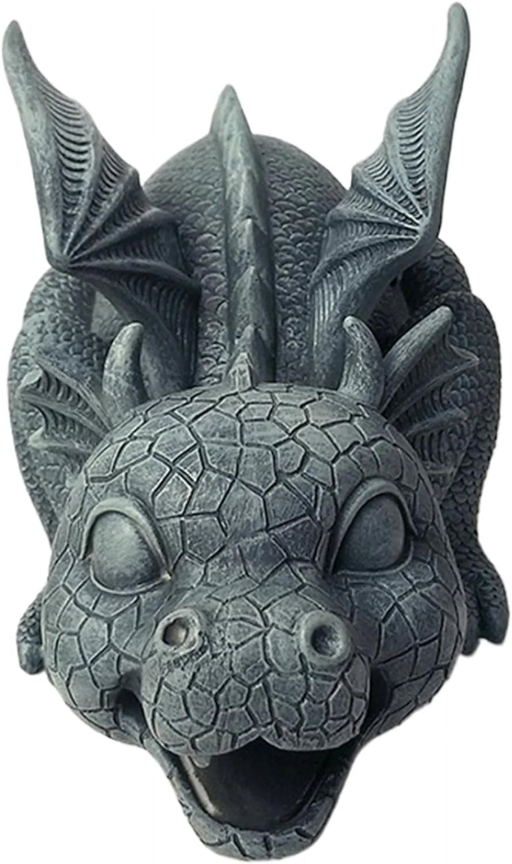 Dragon Fountain Resin Pond Spouting Dragon Garden Statue Weather Resistant Realistic Water Spray Dragon Statue for Yard Park Courtyard Pond Pool