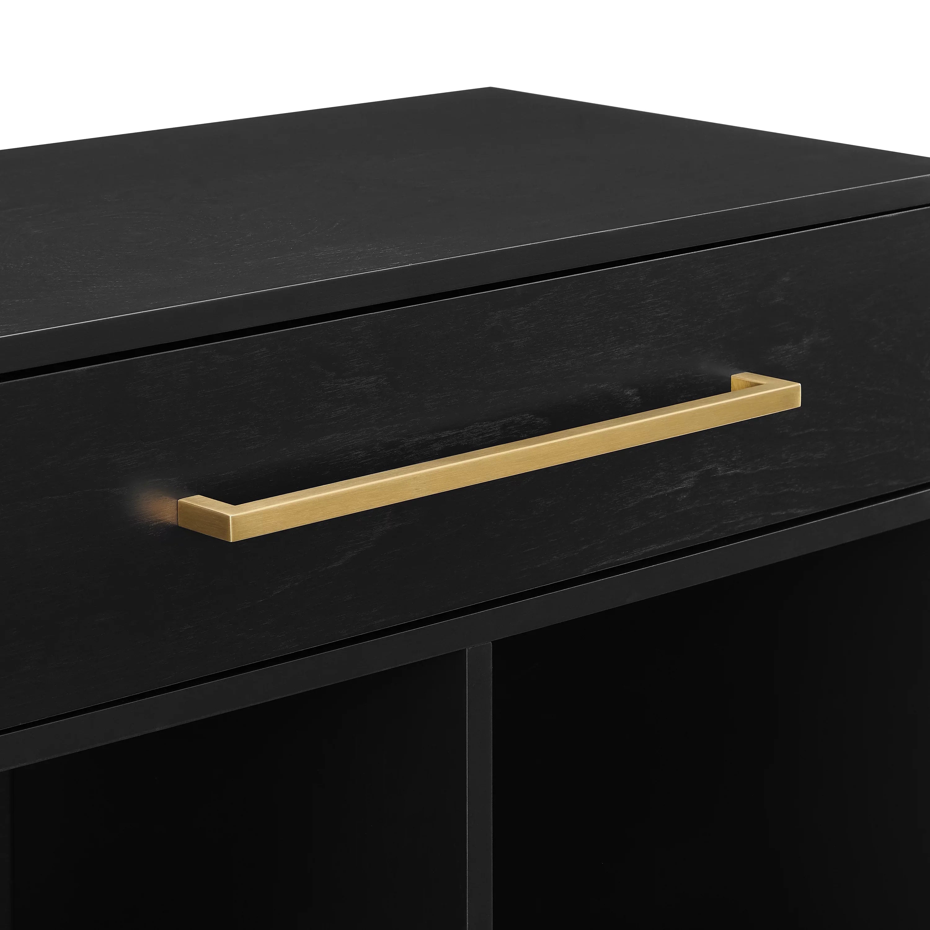 Crosley Furniture Juno Cube Bookcase and Record Player Stand with Storage for Vinyl Records