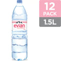 evian Natural Spring Water, 50.7 Fl Oz, 12 Count Bottles