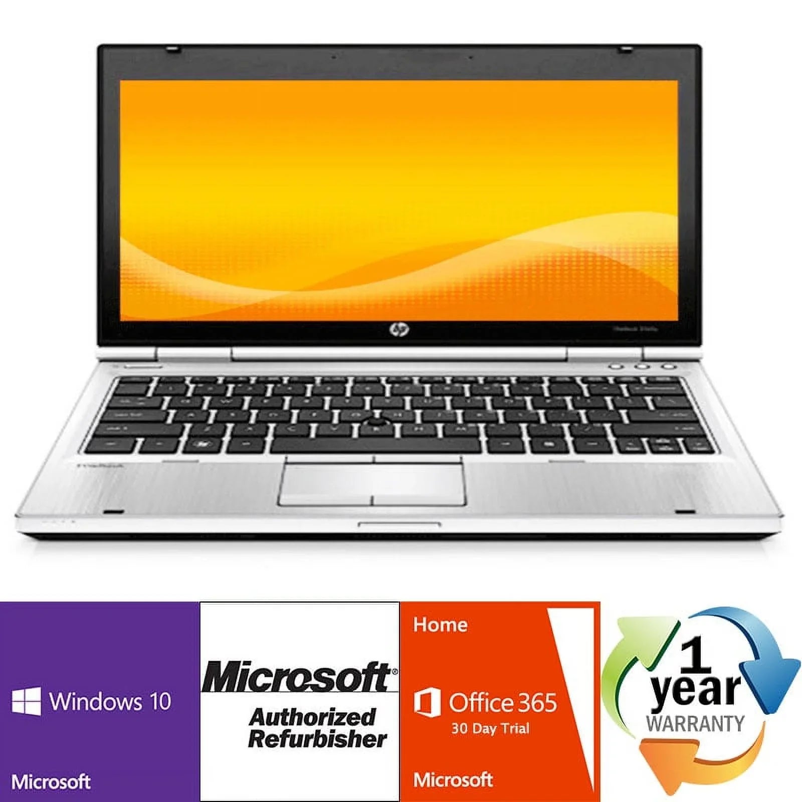 i5 Pre-owned EliteBook 2570p Core  2.6GHz 4GB 320GB DRW Win OS 10 Home Portable computer Camera
