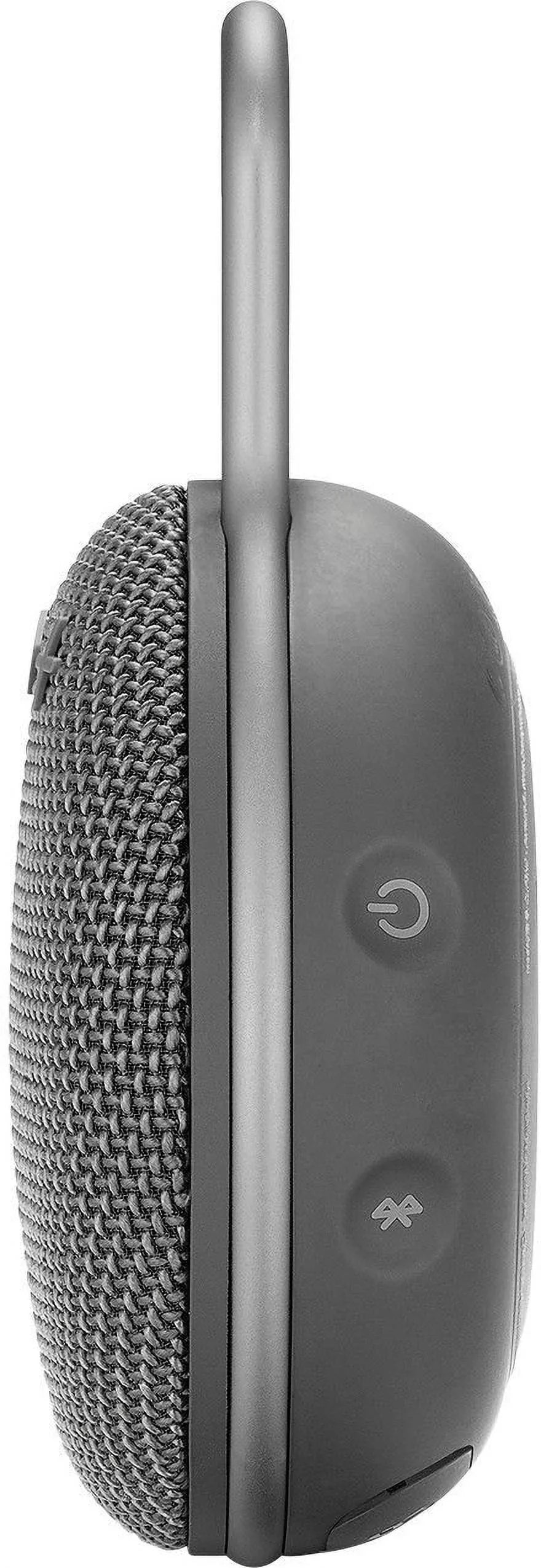 Restored JBL Clip 3 Portable Wireless Bluetooth Speaker Gray JBLCLIP3GRY Like New (Refurbished)