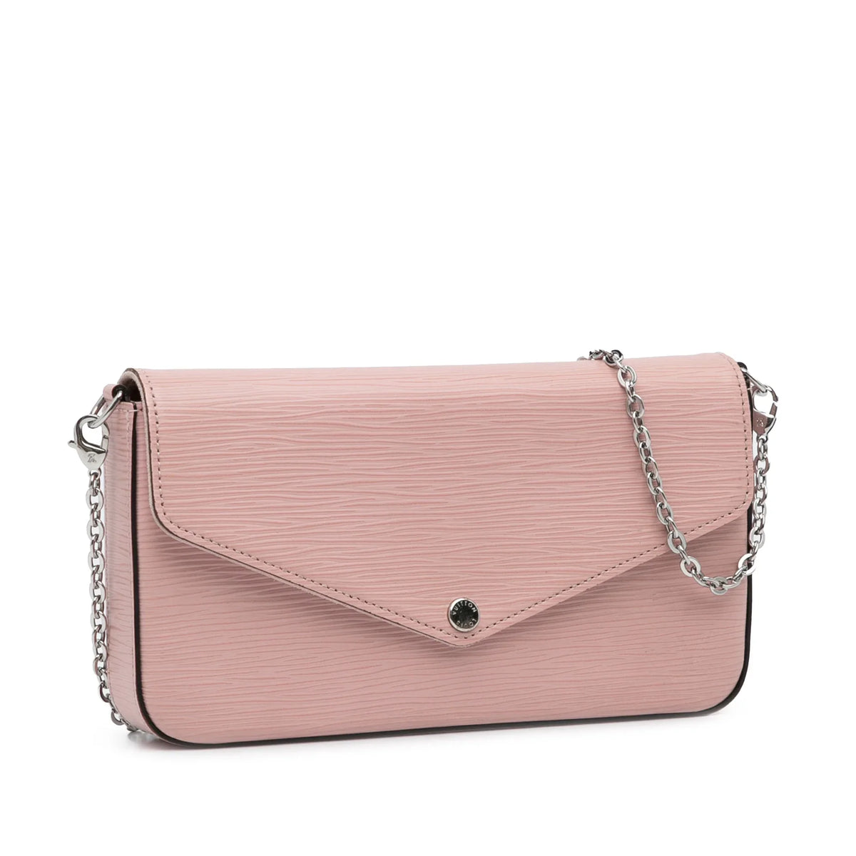 Pre-Owned Authenticated Louis Vuitton Epi Pochette Felicie Leather Pink Crossbody Bag Unisex (Good)
