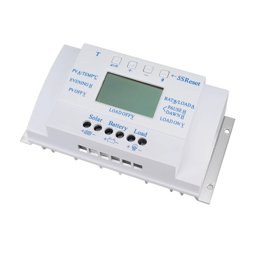 Goldmeet 12V 24V Solar Controller Smart Solar Charge Controller MPPT T40A with Display Screen