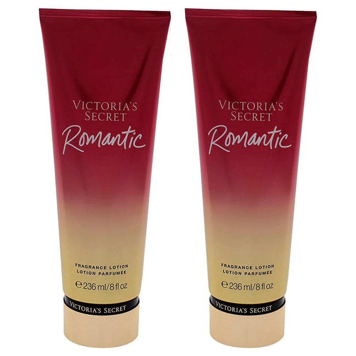 Victorias Secret Romantic Fragrance Lotion - Pack of 2 Body Lotion 8 oz