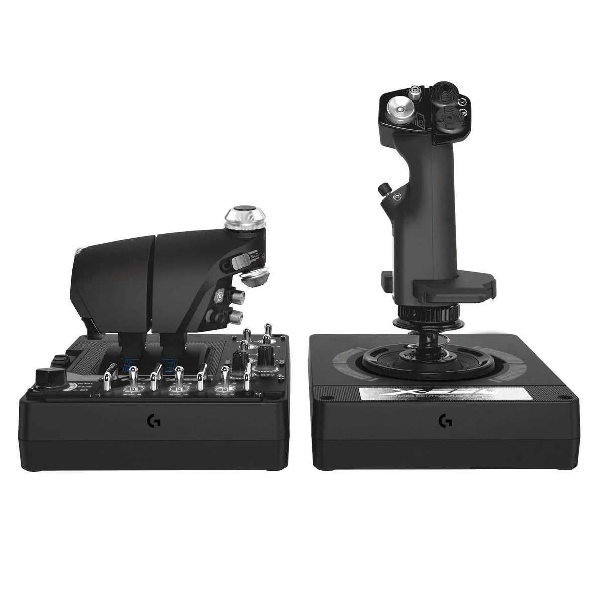 Logitech G X56 H.O.T.A.S Throttle and Joystick Flight Simulator Game Controller for PC - Black
