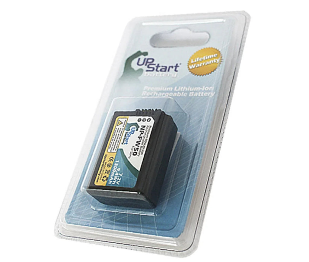 2x Pack - Sony Alpha A3000 Battery - Replacement for Sony NP-FW50 Digital Camera Battery (1300mAh, 7.2V, Lithium-Ion)