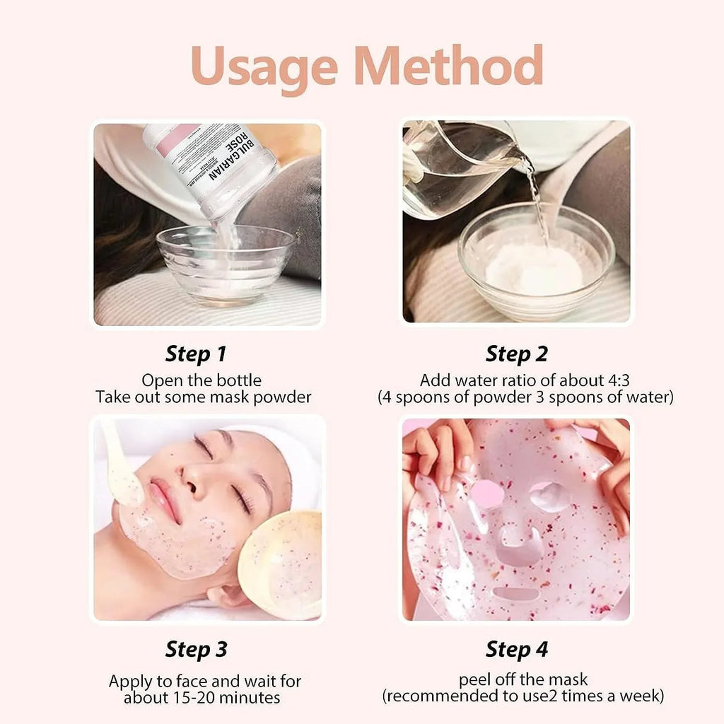 Jelly Mask Peel Off Face Masks SkinCare, Natural Gel Powder for Facial Mask, Professional hydrojelly Mask, Moisturizing & Hydrating 23 Fl Oz DIY Facial Skin Care Peel Off (2K GOLD)