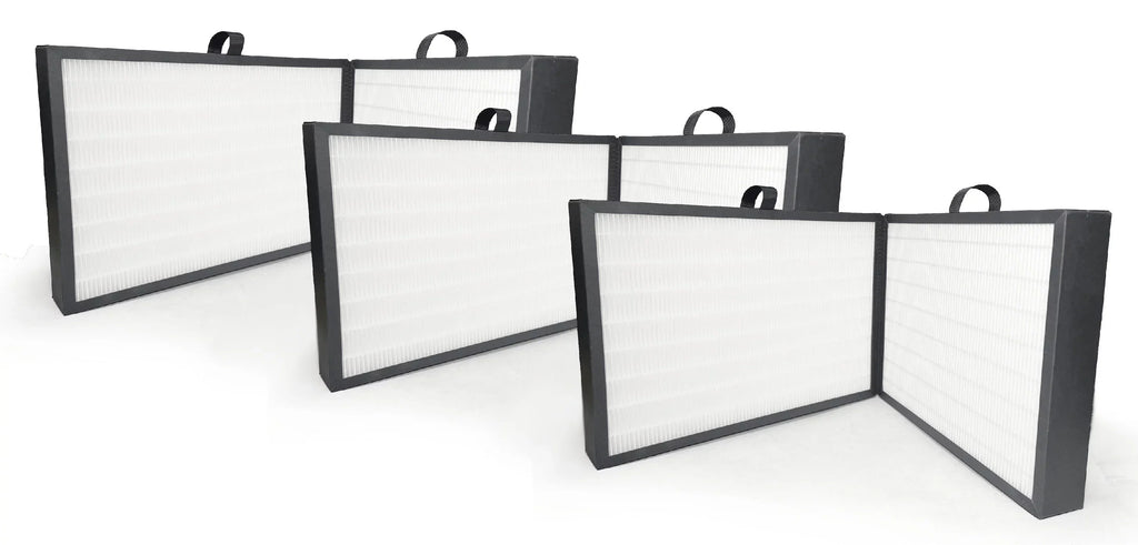 Nispira F7700 Protect 7700 SmartFilter Replacement 3-in-1 HEPA Activated Carbon Foldable | Blueair Protect 7770i, 7710i Extra Large Air Purifier | Remove Smoke, Dust, Chemical Smell | 3 Pk