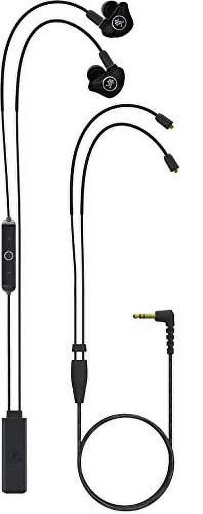 Mackie MP Series In-Ear Headphones & Monitors with Single Driver and Bluetooth Adapter(MP-120BTA)