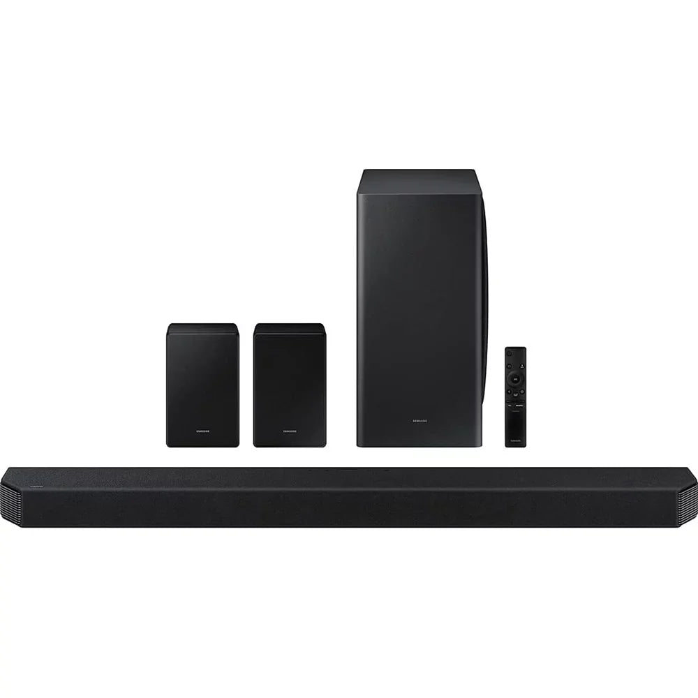Open Box Samsung HW-Q950A/ZA 11.1.4ch Dolby Atmos Soundbar + Wireless Subwoofer & Rear Speakers 2021
