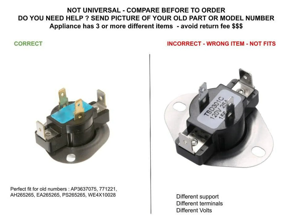 GLOB PRO SOLUTIONS WE4X10028 771221 CKD3214 Cycling Thermostat