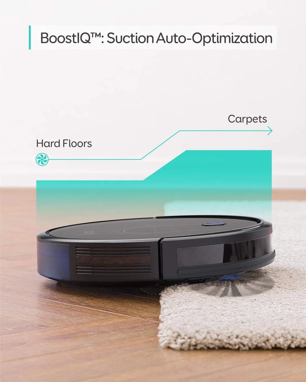 Open Box Eufy by Anker BoostIQ RoboVac 12 Robot Vacuum Cleaner AK-T2109112 - Black